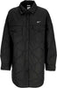 Nike-Giacca-Coach-Jacket-Donna-W-Sportswear-Essentials-Quilted-Trench-Black/white-da-donna