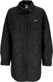 Nike-Giacca-Coach-Jacket-Donna-W-Sportswear-Essentials-Quilted-Trench-Black/white-da-donna