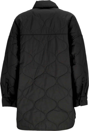 Nike-Giacca-Coach-Jacket-Donna-W-Sportswear-Essentials-Quilted-Trench-Black/white-da-donna