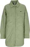 Nike-Giacca-Coach-Jacket-Donna-W-Sportswear-Essentials-Quilted-Trench-Oil-Green/black-da-donna