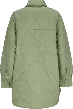 Nike-Giacca-Coach-Jacket-Donna-W-Sportswear-Essentials-Quilted-Trench-Oil-Green/black-da-donna