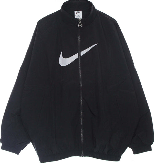 Nike-Giacca-Tuta-Donna-Essential-Woven-Jacket-Black/white-da-donna