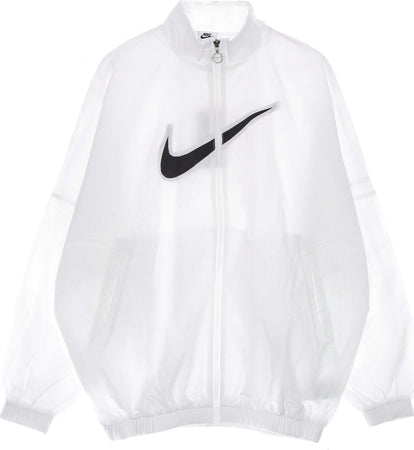 Nike-Giacca-Tuta-Donna-Essential-Woven-Jacket-White/black-da-donna