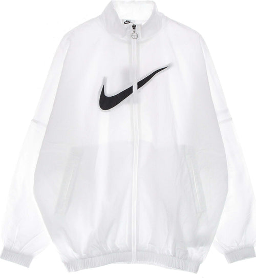 Nike-Giacca-Tuta-Donna-Essential-Woven-Jacket-White/black-da-donna