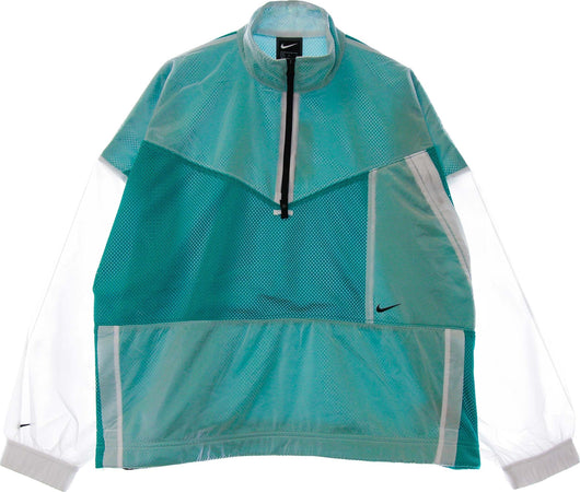 Nike-Giacca-Tuta-Donna-W-Sportswear-Tech-Pack-Jacket-Woven-Mesh-Neptune-Green/white/black-da-donna