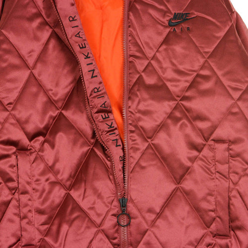 Nike-Giubbotto-Bomber-Donna-W-Air-Synthetic-Fill-Jacket-Satin-Cedar/team-Orange/black-da-donna