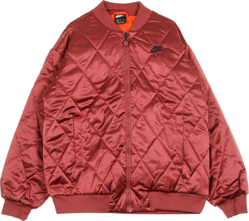 Nike-Giubbotto-Bomber-Donna-W-Air-Synthetic-Fill-Jacket-Satin-Cedar/team-Orange/black-da-donna
