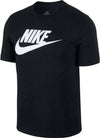 Nike-Homme-M-Nsw-Tee-Icon-Futura-T-shirt,-Noir-(Black/White-010)