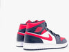 NIKE JORDAN 1 MID Black Fire Red White