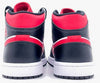 NIKE JORDAN 1 MID Black Fire Red White