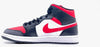 NIKE JORDAN 1 MID Black Fire Red White