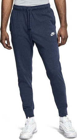 Nike-M-NSW-Club-Jggr-JSY,-Pantaloni-Sportivi-Uomo,-Midnight-Navy/White