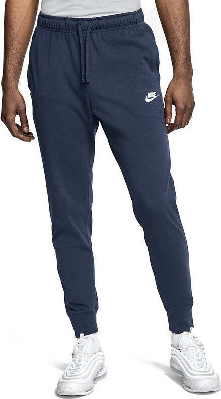 Nike-M-NSW-Club-Jggr-JSY,-Pantaloni-Sportivi-Uomo,-Midnight-Navy/White