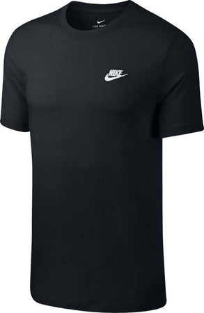 Nike-M-NSW-Club-Tee,-T-Shirt-Uomo,-Black-White