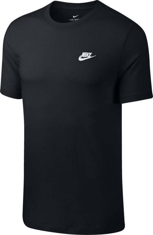 Nike-M-NSW-Club-Tee,-T-Shirt-Uomo,-Black-White