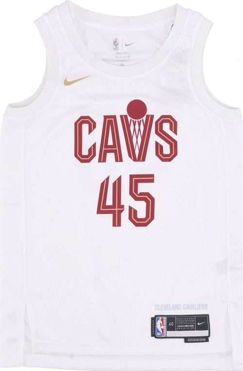 NIKE-NBA-Canotta-Basket-Uomo-Nba-Association-Edition-2022/23-Dri-fit-Swingman-Jersey-No-45-Donovn-Mitchell-Clecav-White-da-uomo