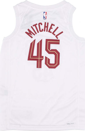 NIKE-NBA-Canotta-Basket-Uomo-Nba-Association-Edition-2022/23-Dri-fit-Swingman-Jersey-No-45-Donovn-Mitchell-Clecav-White-da-uomo