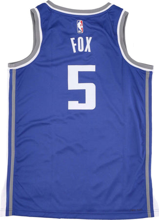 NIKE-NBA-Canotta-Basket-Uomo-Nba-City-Edition-2023/24-Dri-fit-Swingman-Jersey-No-5-De'aaron-Fox-Sackin-Rush-Blue-da-uomo