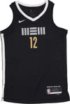 NIKE-NBA-Canotta-Basket-Uomo-Nba-City-Edition-2023/24-Swingman-Jersey-No-12-Ja-Morant-Memgri-Black-da-uomo
