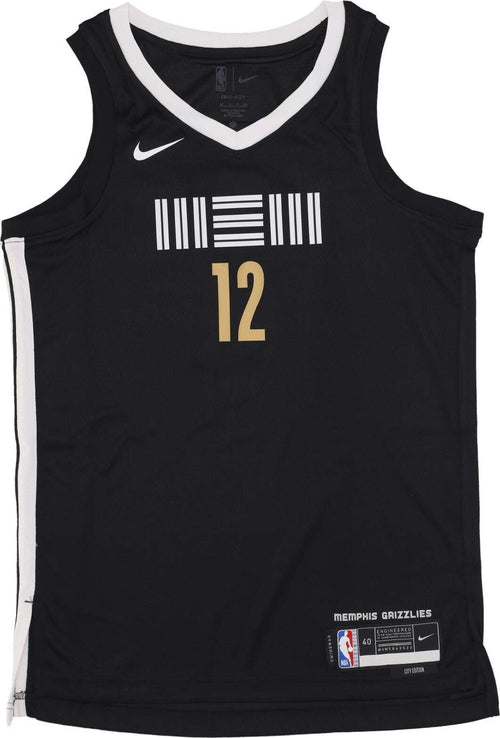 NIKE-NBA-Canotta-Basket-Uomo-Nba-City-Edition-2023/24-Swingman-Jersey-No-12-Ja-Morant-Memgri-Black-da-uomo