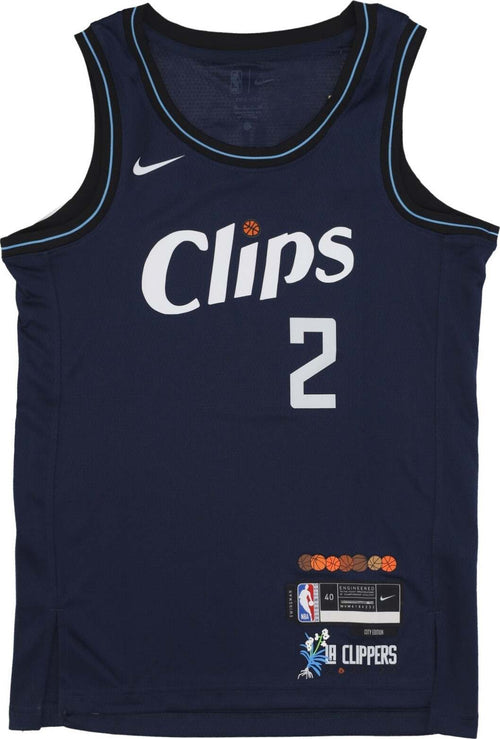 NIKE-NBA-Canotta-Basket-Uomo-Nba-City-Edition-2023/24-Swingman-Jersey-No-2-Kawhi-Leonard-Losclip-College-Navy-da-uomo
