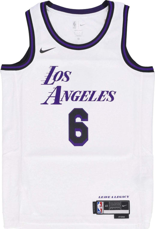 NIKE-NBA-Canotta-Basket-Uomo-Nba-City-Edition-22-Dri-fit-Swingman-Jersey-No-6-Lebron-James-Loslak-White-da-uomo