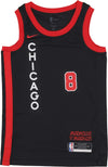 NIKE-NBA-Canotta-Basket-Uomo-Nba-City-Edition-23-Swingman-Jersey-No-8-Zach-Lavine-Chibul-Black/university-Red-da-uomo