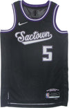 NIKE-NBA-Canotta-Basket-Uomo-Nba-Dri-Fit-Swingman-Jersey-City-Edition-21-No-5-Deaaron-Fox-Sackin-Black-da-uomo