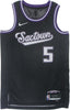 NIKE-NBA-Canotta-Basket-Uomo-Nba-Dri-Fit-Swingman-Jersey-City-Edition-21-No-5-Deaaron-Fox-Sackin-Black-da-uomo