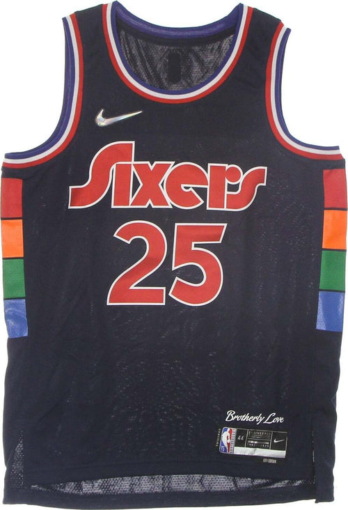 NIKE-NBA-Canotta-Basket-Uomo-Nba-Dri-fit-Swingman-Jersey-City-Edition-No-25-Ben-Simmons-Phi76b-College-Navy-da-uomo