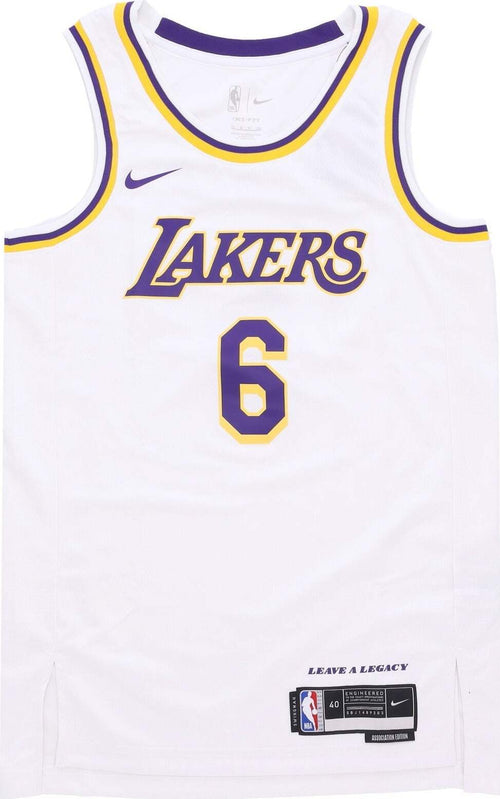 NIKE-NBA-Canotta-Basket-Uomo-Nba-Dri-Fit-Swingman-Jersey-No-6-Lebron-James-Loslak-White-da-uomo