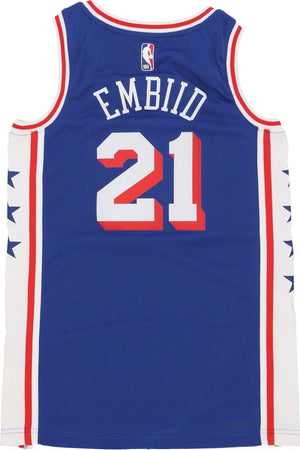 NIKE-NBA-Canotta-Basket-Uomo-Nba-Icon-23-Dri-fit-Swingman-Jersey-No-21-Joel-Embiid-Phi76e-Rush-Blue-da-uomo