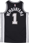 NIKE-NBA-Canotta-Basket-Uomo-Nba-Icon-Edition-2022-Dri-fit-Swingman-Jersey-No-1-Victor-Wembanyama-Sanspu-Black-da-uomo