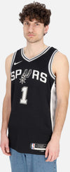 NIKE-NBA-Canotta-Basket-Uomo-Nba-Icon-Edition-2022-Dri-fit-Swingman-Jersey-No-1-Victor-Wembanyama-Sanspu-Black-da-uomo