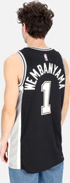 NIKE-NBA-Canotta-Basket-Uomo-Nba-Icon-Edition-2022-Dri-fit-Swingman-Jersey-No-1-Victor-Wembanyama-Sanspu-Black-da-uomo