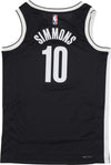 NIKE-NBA-Canotta-Basket-Uomo-Nba-Icon-Edition-2022/23-Dri-fit-Swingman-Jersey-No-10-Ben-Simmons-Bronet-Black-da-uomo