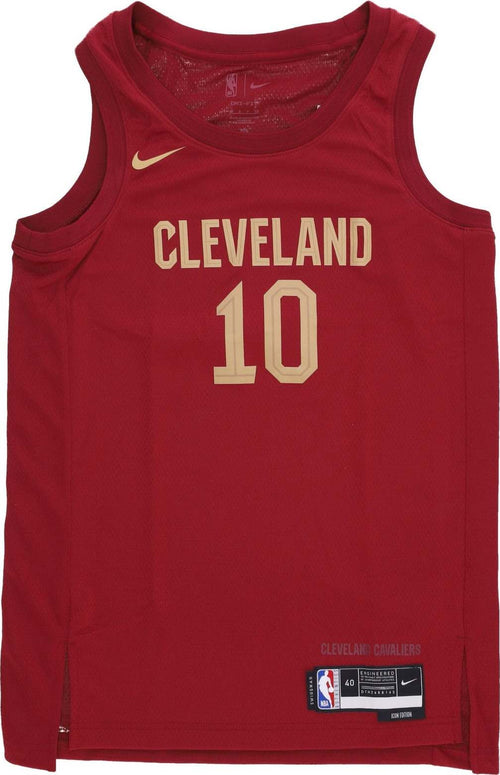 NIKE-NBA-Canotta-Basket-Uomo-Nba-Icon-Edition-22-Dri-fit-Swingman-Jersey-No-10-Darius-Garland-Clecav-Team-Red-da-uomo
