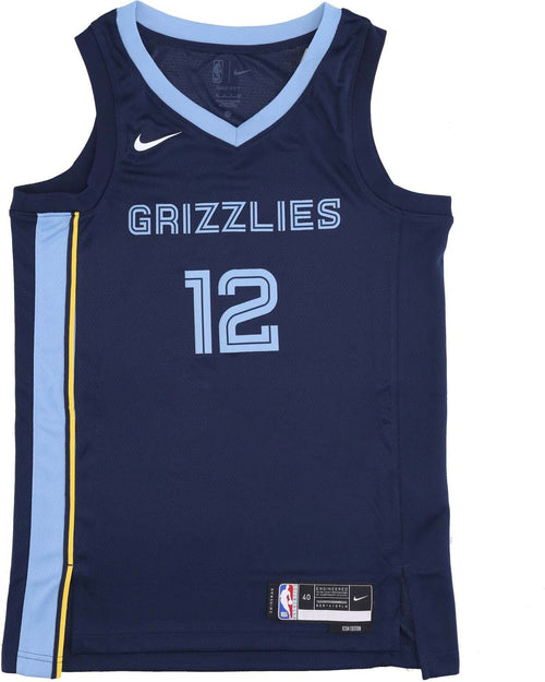 NIKE-NBA-Canotta-Basket-Uomo-Nba-Icon-Edition-22-Dri-fit-Swingman-Jersey-No-12-Ja-Morant-Memgri-College-Navy-da-uomo