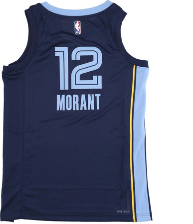 NIKE-NBA-Canotta-Basket-Uomo-Nba-Icon-Edition-22-Dri-fit-Swingman-Jersey-No-12-Ja-Morant-Memgri-College-Navy-da-uomo