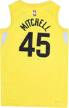 NIKE-NBA-Canotta-Basket-Uomo-Nba-Icon-Edition-22-Dri-fit-Swingman-Jersey-No-45-Donovan-Mitchell-Utajaz-Yellow-Strike-da-uomo