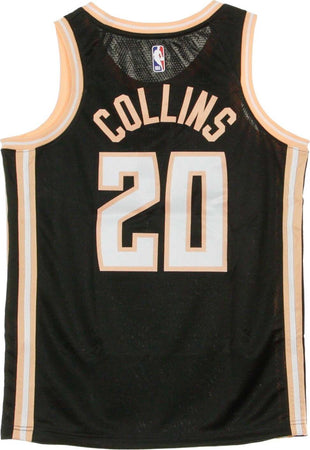 NIKE-NBA-Canotta-Basket-Uomo-Nba-Swingman-Jersey-City-Edition-No-20-John-Collins-Atlhaw-Black-da-uomo
