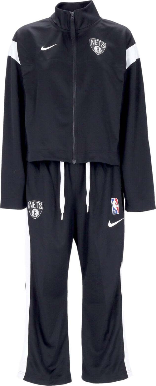 NIKE-NBA-Completo-Tuta-Donna-Nba-Tracksuit-Courtside-Team-Bronet-Black/white/white-da-donna
