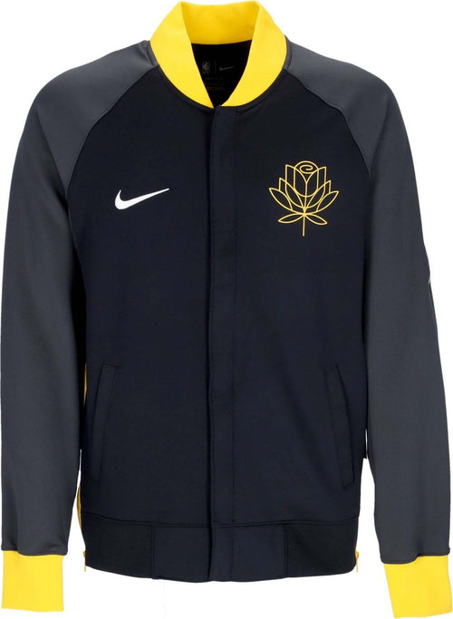 NIKE-NBA-Felpa-Leggera-College-Uomo-Nba-City-Edition-Dri-fit-Showtime-Full-zip-Jacket-Golwar-Black/anthracite/amarillo/white-da-uomo