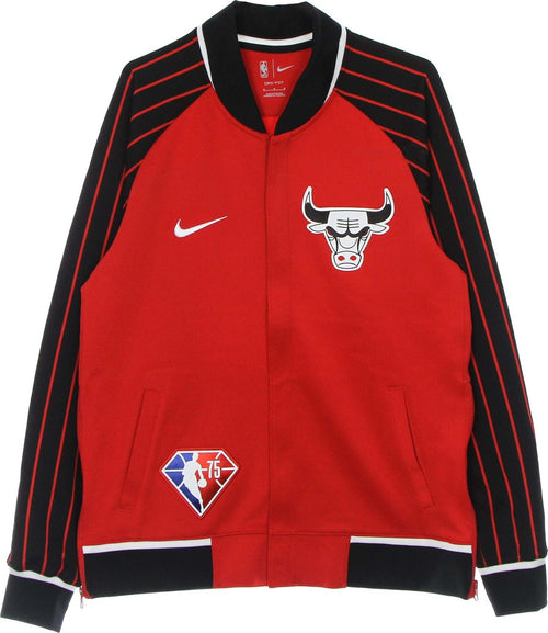 NIKE-NBA-Felpa-Leggera-College-Uomo-Nba-Dri-Fit-Showtime-City-Edition-L/s-Jacket-Chibul-University-Red/black/white-da-uomo