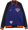 NIKE-NBA-Felpa-Leggera-College-Uomo-Nba-Dri-Fit-Showtime-L/s-Jacket-Neykni-Rush-Blue/black/white-da-uomo