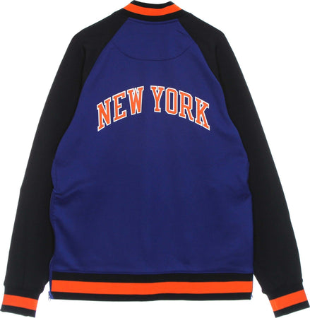 NIKE-NBA-Felpa-Leggera-College-Uomo-Nba-Dri-Fit-Showtime-L/s-Jacket-Neykni-Rush-Blue/black/white-da-uomo