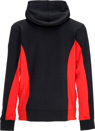NIKE-NBA-Giacca-Tuta-Cappuccio-Uomo-Nba-Dri-fit-Showtime-Full-zip-Hoodie-Torrap-Black/university-Red/white-da-uomo