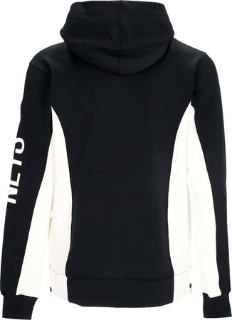 NIKE-NBA-Giacca-Tuta-Cappuccio-Uomo-Nba-Showtime-Dri-fit-Full-zip-Hoodie-Bronet-Black/white/white/white-da-uomo