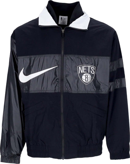 NIKE-NBA-Giacca-Tuta-Uomo-Nba-Courtside-Lightweight-Jacket-Bronet-Black/white-da-uomo