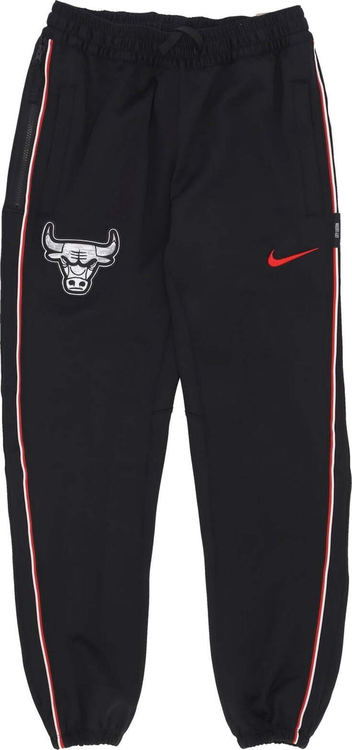 NIKE-NBA-Pantalone-Tuta-Uomo-Nba-City-Edition-Showtime-Dri-fit-Pant-Chibul-Black/university-Red/white-da-uomo
